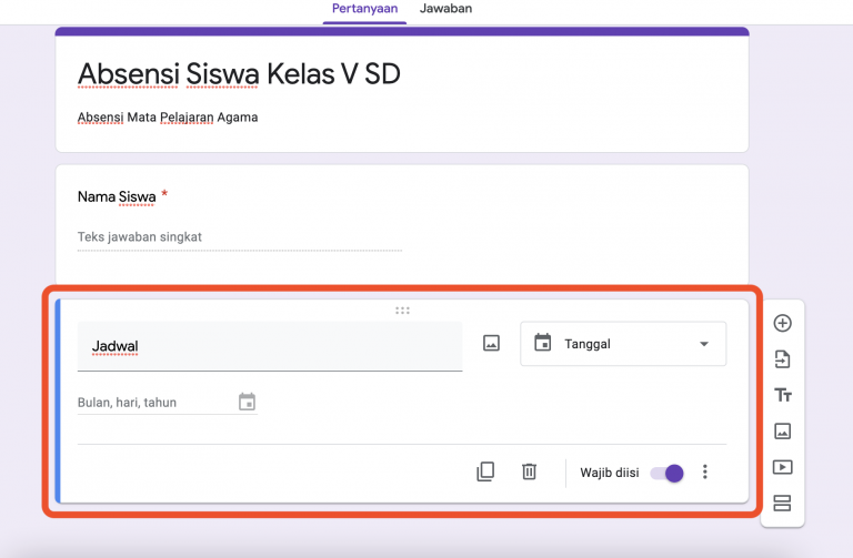 Membuat-Kolom-Jadwal